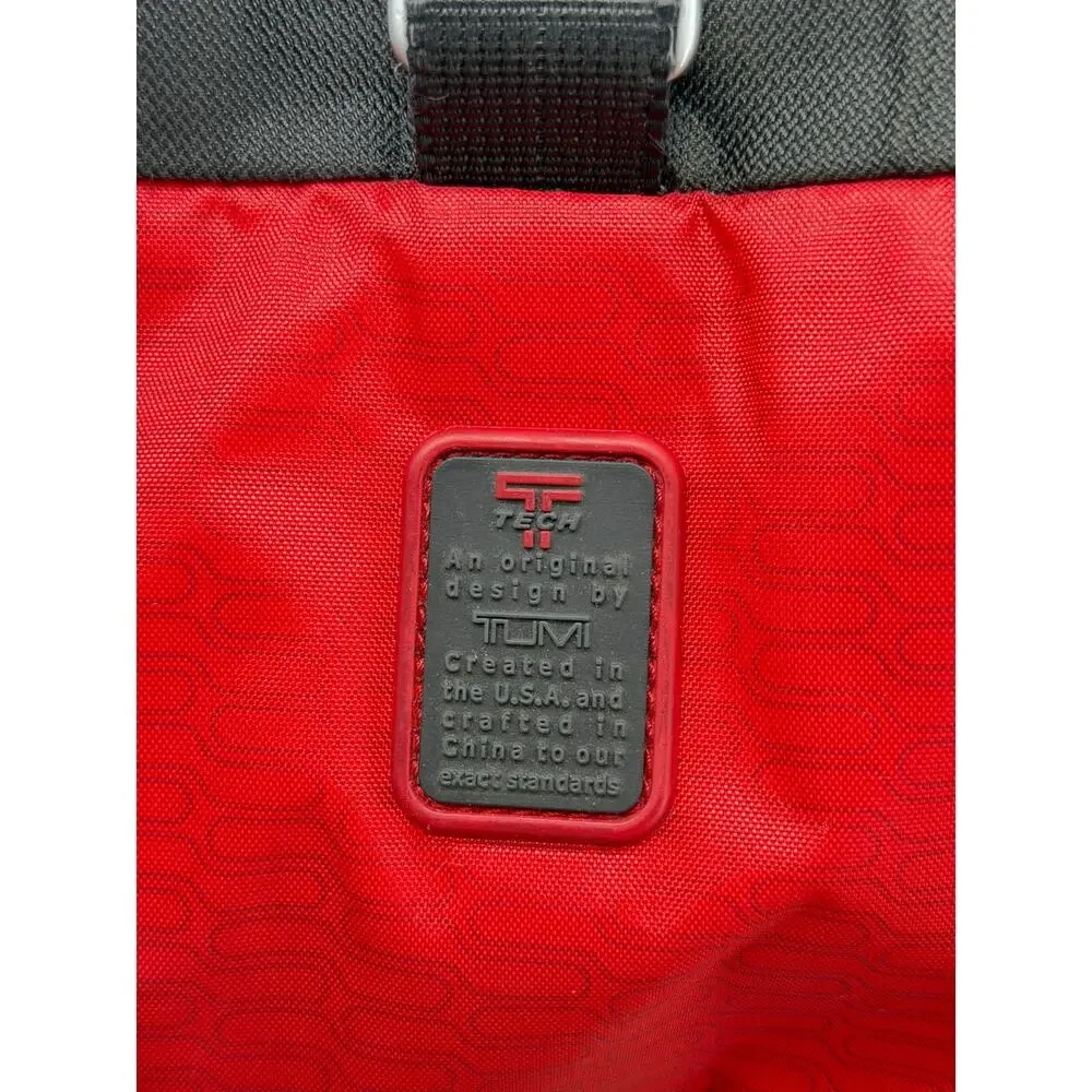 TUMI T-TECH 16” Expandable Messenger Bag  Laptop Nylon Shoulder Black Bag 5112D
